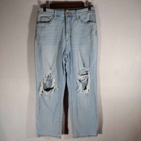 Universal Thread Denim - New Women's 6/28 Blue Ripped Jeans Pants By Universal Thread